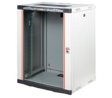 NETBOX 16U 19" Wall Curved W600mm D600 W/LCD Thermo – Grey. NETBOX 16U 19" Wall Curved W600mm D600 W/LCD Thermo – Grey.