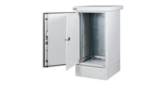 16U 19’’ IP65 Outdoor Cabinet W600mm D800mm