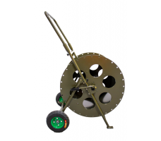 Small cable drum transporting trolley-18 kg. Small cable drum transporting trolley-18 kg.