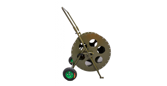 Small cable drum transporting trolley-18 kg.