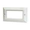 Face Plate Euro Quad Bevelled 86x147