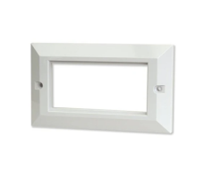 Face Plate Euro Quad Bevelled 86x147