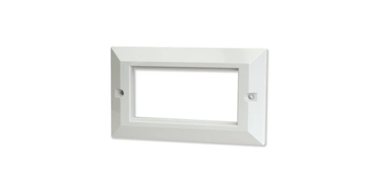 Face Plate Euro Quad Bevelled 86x147