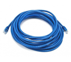 Patch Cord Booted CAT6 5m - Blue- Pressac Patch Cord Booted CAT6 5m - Blue- Pressac
