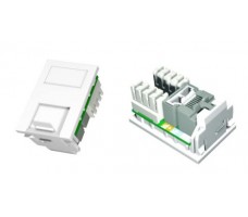 Module Euro Angled RJ45 CAT5E High Proof.