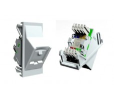 Module Euro Angled RJ45 CAT6 High Proof.