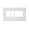Face Plate 6C 2G4AP Quadruple