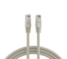 Patch Cord Booted CAT5E 2m LSOH - Grey Pressac