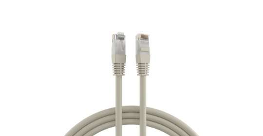 Patch Cord Booted CAT5E 2m LSOH - Grey Pressac