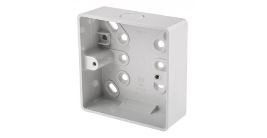 Back Box PVC Single LJ/ 2Series.