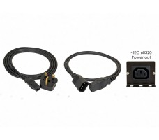 13A UK To C13 Power Cord 1m For Computers And IT Equipment. 13A UK To C13 Power Cord 1m For Computers And IT Equipment.