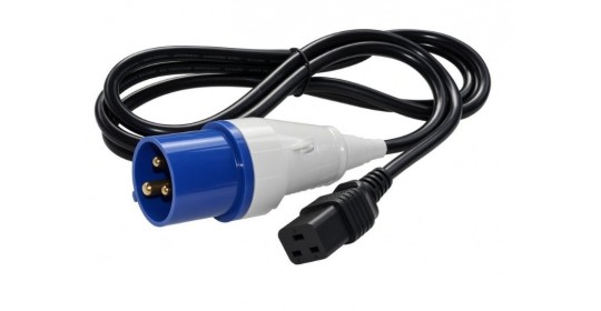 2m IEC C19 To IEC 60309 16A Power Cable For Server Racks.
