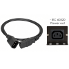 2m UK Plug To IEC C19 Power Cable 13A For Servers And UPS. 2m UK Plug To IEC C19 Power Cable 13A For Servers And UPS.