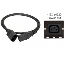 2m UK Plug To IEC C19 Power Cable 13A For Servers And UPS. 2m UK Plug To IEC C19 Power Cable 13A For Servers And UPS.