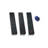 PDU 10Way Left Angled Vertical Unswitched Fully 32A Rated