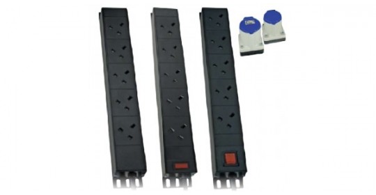 PDU 24Way Left Angled Vertical Unswitched - 16A