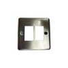 Face Plate 6C 1G2AP Brushed Stainless