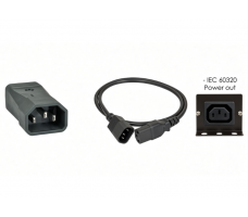 IEC C14 To C15 Power Cord 3m For Data Center Equipment. IEC C14 To C15 Power Cord 3m For Data Center Equipment.