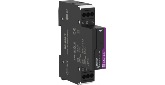 Lightning current arrester for signalling lines, max. 70 V