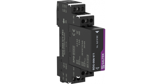Lightning current arrester for signalling lines, 6 V DC, max. 1 A