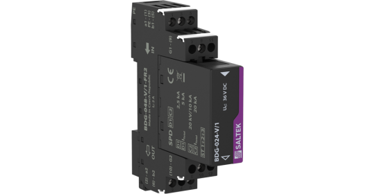 Lightning current arrester for 2-core  signaling lines, replacement module, 24 V DC, max. 2 A