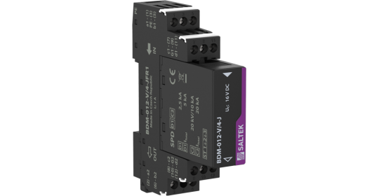 Lightning current arrester replacement module, for four 1-core signalling lines, 12 V DC, max. 1 A