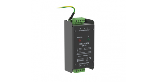 Surge protection with RFI filter, 16 A, with grounding terminal (class I device).