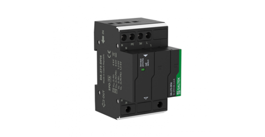 Surge protection with RFI filter, 6 A.