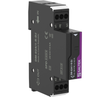 Surge protection for 2-core signalling lines, installation close to protected equipment, 24 V DC, max. 0,5 A.