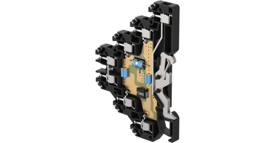 Surge protection for 2-core floating signalling networks, 60 V DC, max. 0.5 A