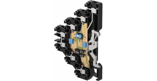 Surge protection for 2-core high-speed floating signalling lines, 15 V DC, max. 0.5 A
