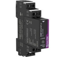 Surge protection for 3-core line (combination of signal and supply lines), 12 V DC