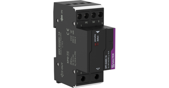 Surge protection for small-voltage AC/DC power supply networks with RFi filter, up to 24 V AC or DC