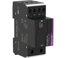 Surge protection for small-voltage AC/DC power supply networks with RFi filter, remote fault signalling, up to 24 V AC or DC