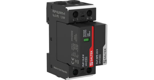 Lightning current and surge arrester , TT, 25 kA