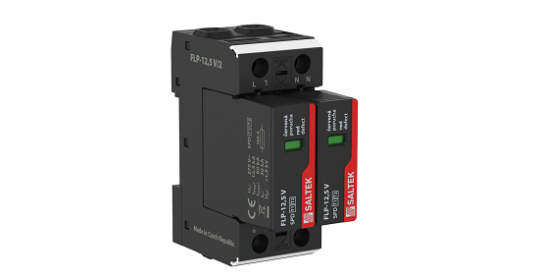 Lightning current and surge arrester , TN-S, 25 kA (10/350 µs), 120 kA (8/20 µs)
