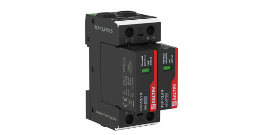 Lightning current and surge arrester , TN-S, 25 kA (10/350 µs), 120 kA (8/20 µs)