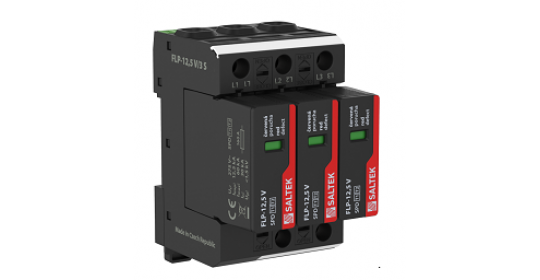 Lightning current and surge arrester , TN-C, 37.5 kA (10/350 µs), 180 kA (8/20 µs)
