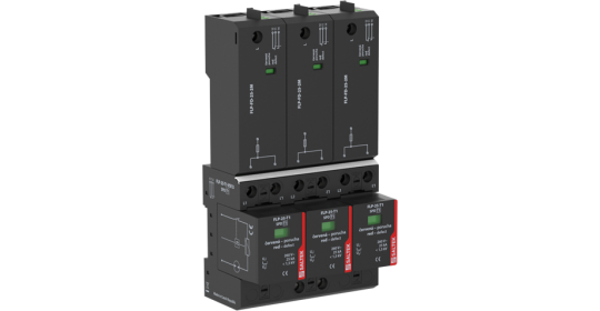 Lightning current arrester, 75 kA