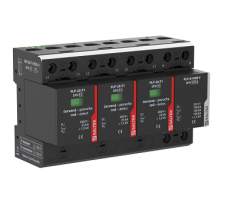 Lightning current arrester for 3-phase TT system, 100 kA (10/350 µs)
