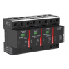 Lightning current arrester for 3-phase TT system, 100 kA (10/350 µs)