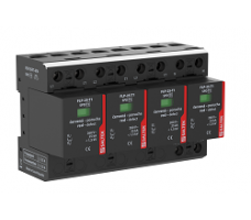 Lightning current arrester for 3-phase TN-S system, 100 kA (10/350 µs)