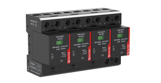 Lightning current arrester for 3-phase TN-S system, 100 kA (10/350 µs)