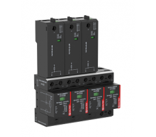 Combination of lightning current and surge arrester ,100 kA 