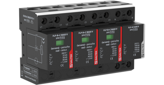 Combination of lightning ,TT, 100 kA (10/350 µs), 100 kA (8/20 µs)