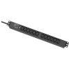Multi socket outlet , SPD Type 3 for 19" RACK