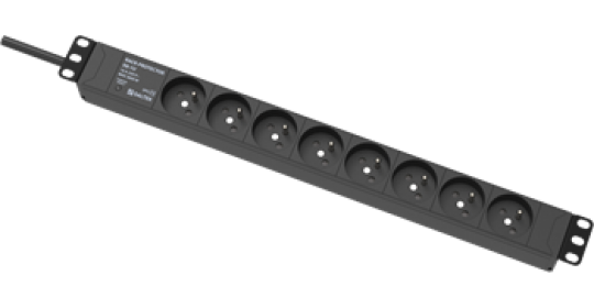 Multi socket outlet , SDP Type 3 for rack 19"