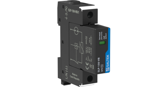 Combined type surge arrester ,TN and TT systems , 150 V AC, 40 kA (8/20 µs).