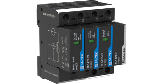 Combined type surge arrester ,TN-S and TT systems, 40 kA (8/20 µs)