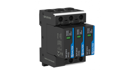 Surge arrester for three-phase system TN-C, 120 kA (8/20 µs)